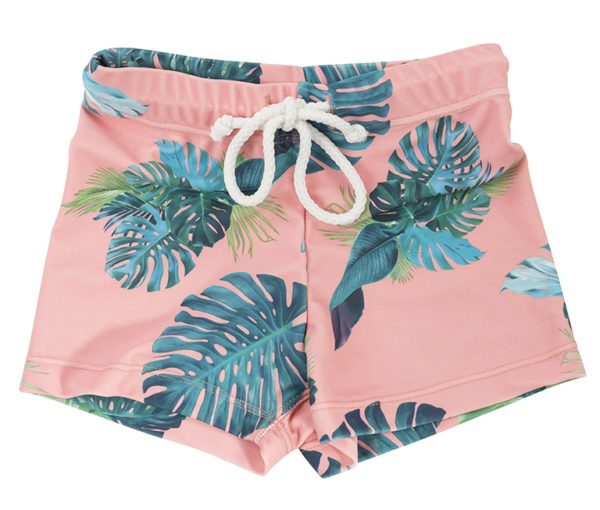 Sunset Tropical - Boy Swim Shorts
