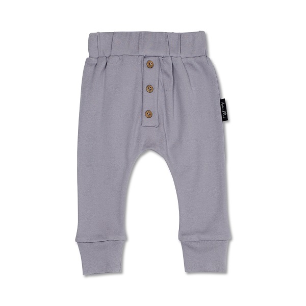 Lavender Button Slouch Pants