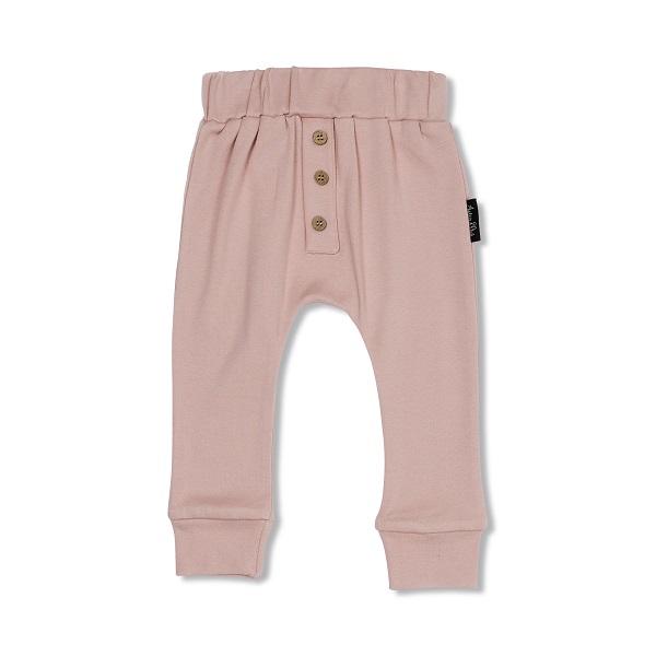 Rose Button Slouch Pants