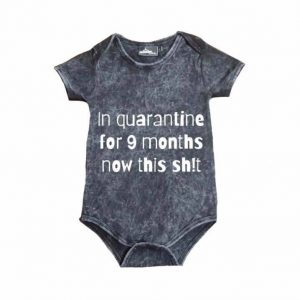 Baby quarantine bodysuit