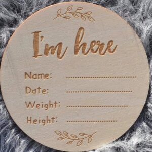 Wooden I'm Here Disc