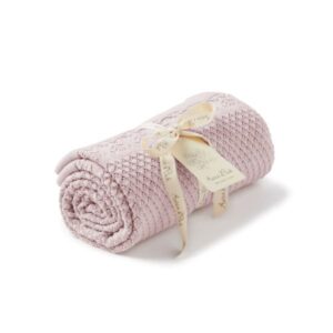 Heirloom Knit Blanket - Violet